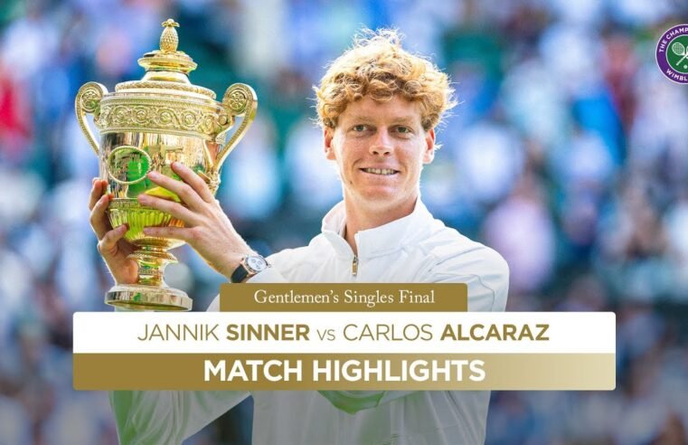 SENSATIONAL Final | Carlos Alcaraz vs Jannik Sinner | Highlights | Wimbledon 2025