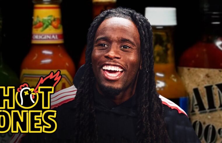 Kai Cenat Calls Sean a Liar While Eating Spicy Wings | Hot Ones