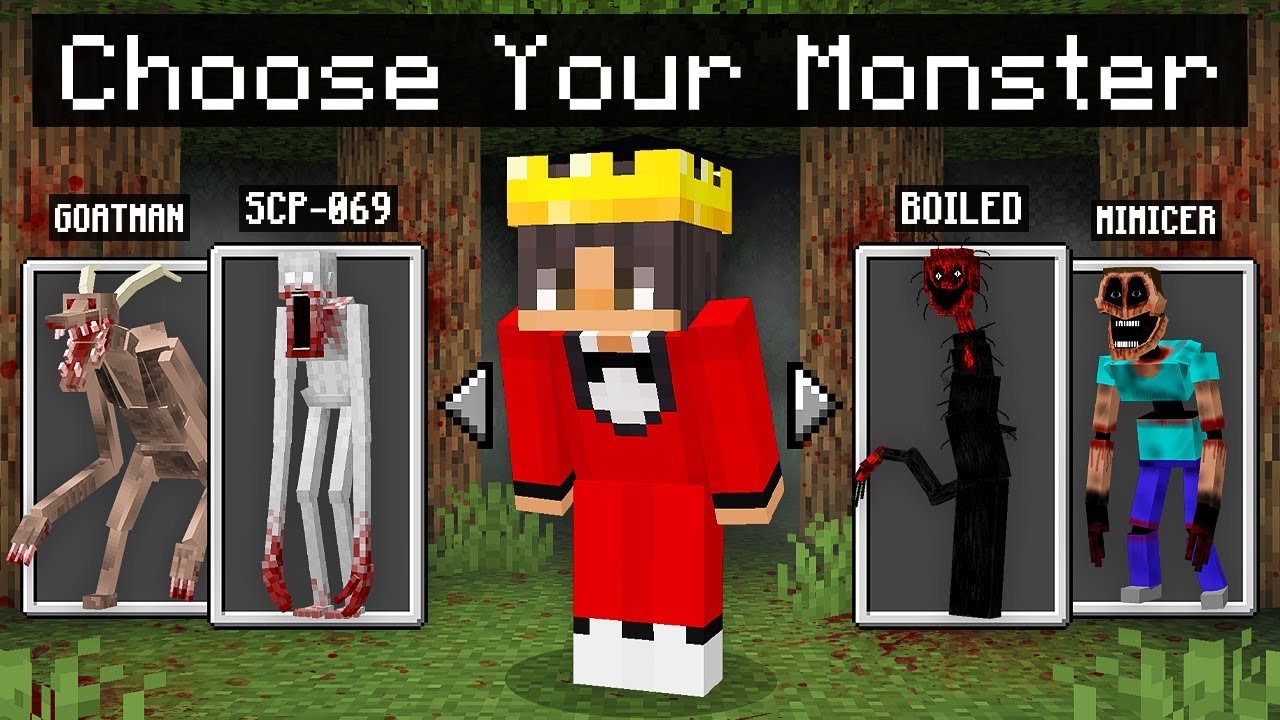 Minecraft, But You Can CHOOSE YOUR MONSTER!