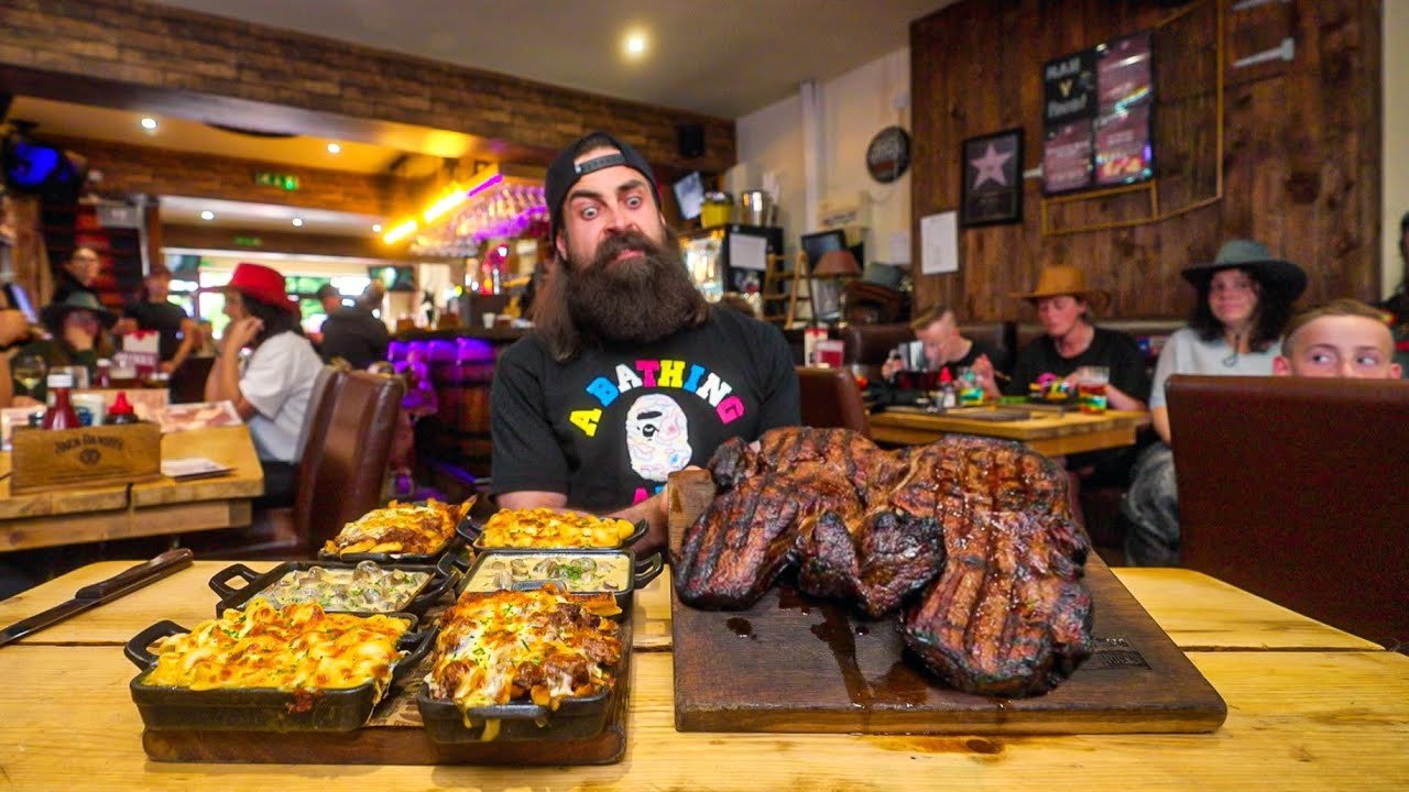 THE HARDEST STEAK CHALLENGE I’VE DONE IN YEARS! | BeardMeatsFood