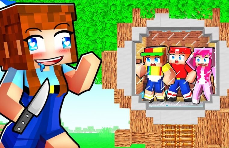 I Built a SECRET TREEHOUSE to Hide From GOOBY’S SISTER in Minecraft!