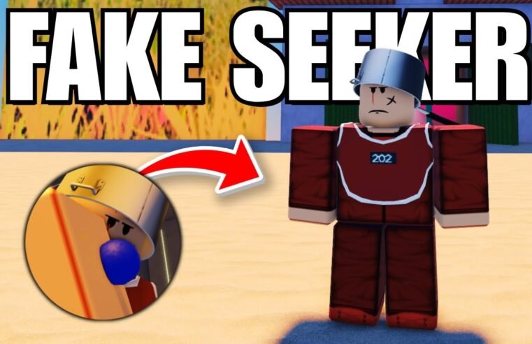 I Blended in with the SEEKERS as a HIDER in Roblox Squid Game | INK GAME
