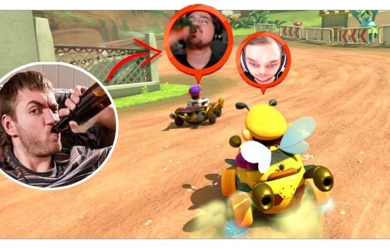 Drunk Mario Kart With Facecams Was ABSOLUTELY HILARIOUS