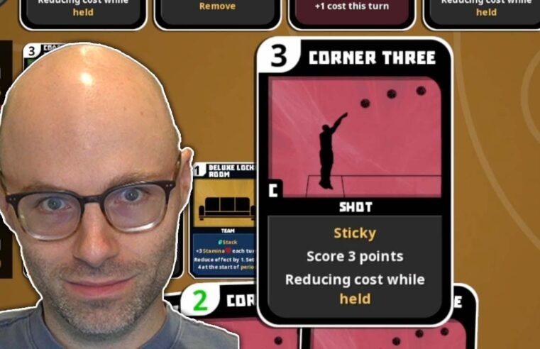 They made a basketball deckbuilder (Clutchtime: The Basketball Deckbuilder)
