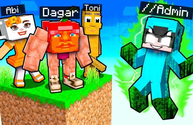 Usé Comandos de ADMIN en Un Bloque de BRAINROTS en Minecraft