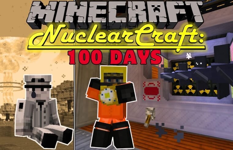 I Survived 100 Days Building a NUCLEAR FALLOUT BUNKER – NUCLEARCRAFT OVERHAUL in Minecraft Hardcore
