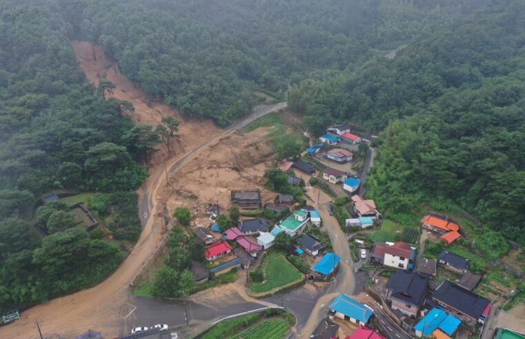 Death toll sits at 17 in South Korea as rains cause landslide, floods – SABC News