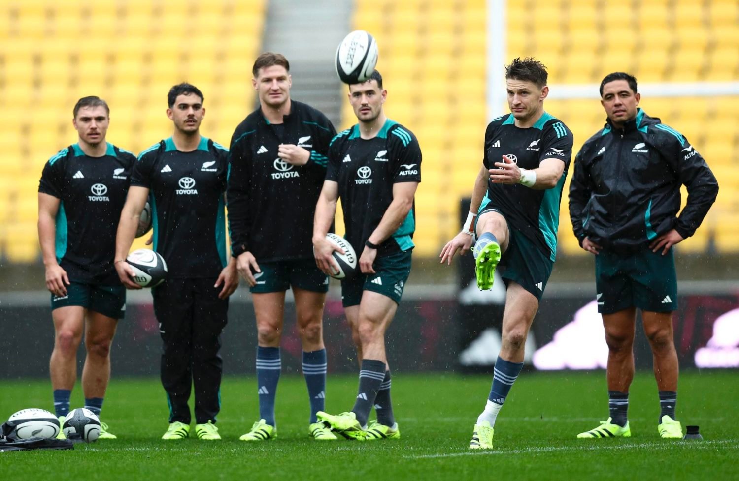 All Black injured during training run