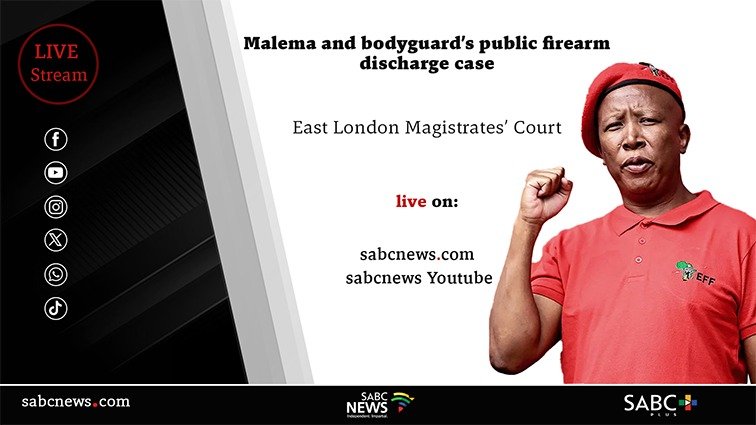 LIVE | EFF leader Julius Malema and bodyguard firearm discharge case