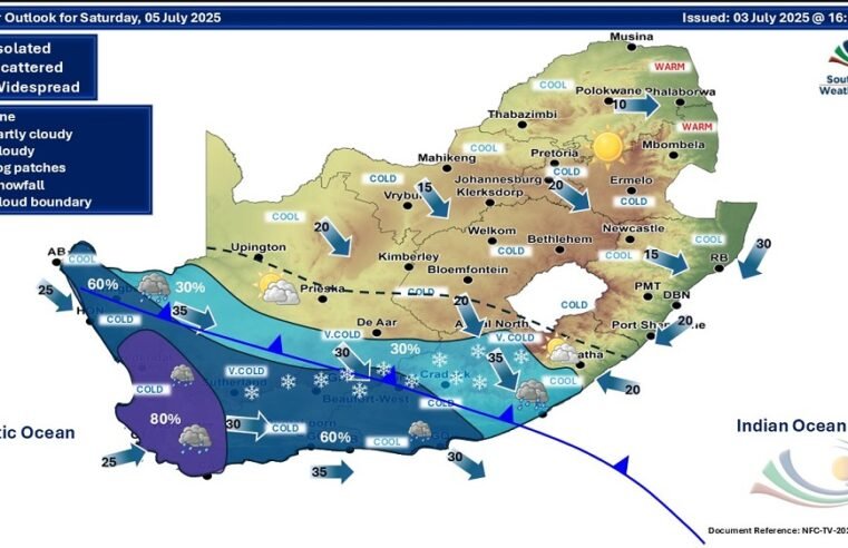 SAWS warns of icy temperatures, possible snow for Drakensberg – SABC News