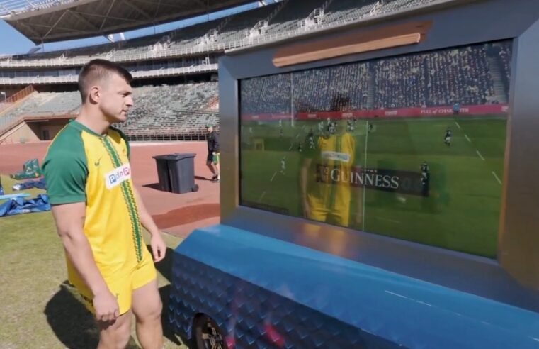 Watch: Boks train on TV
