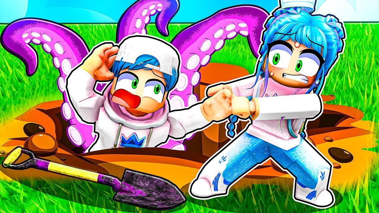 We FOUND something DIGGING In The Backyard…(Roblox)