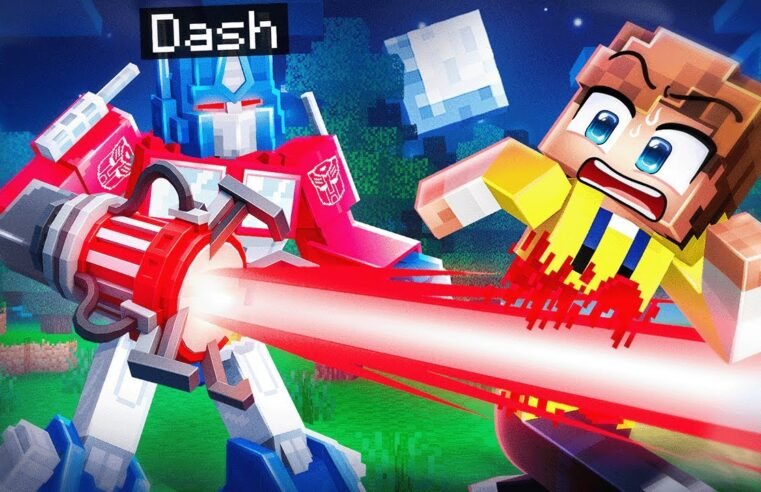 Playing As TRANSFORMERS To Troll My Friends in Minecraft…