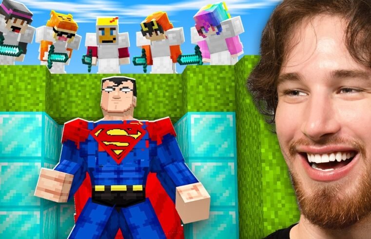 Minecraft Manhunt But I’m SUPERMAN