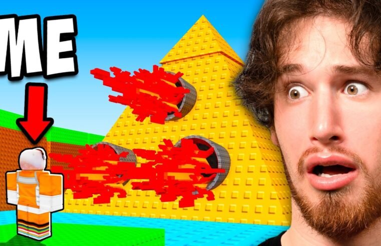 Building the LARGEST PYRAMID  In Roblox Build A Plane!