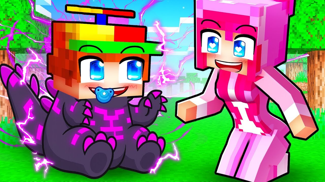 Adopting Godzilla Johnny in Minecraft!
