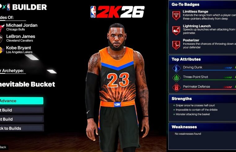 NBA 2K26 *NEW* BUILD CREATION BREAKDOWN – SPECIALIZATION, TIER SYSTEM, BADGE POTENTIAL and MORE