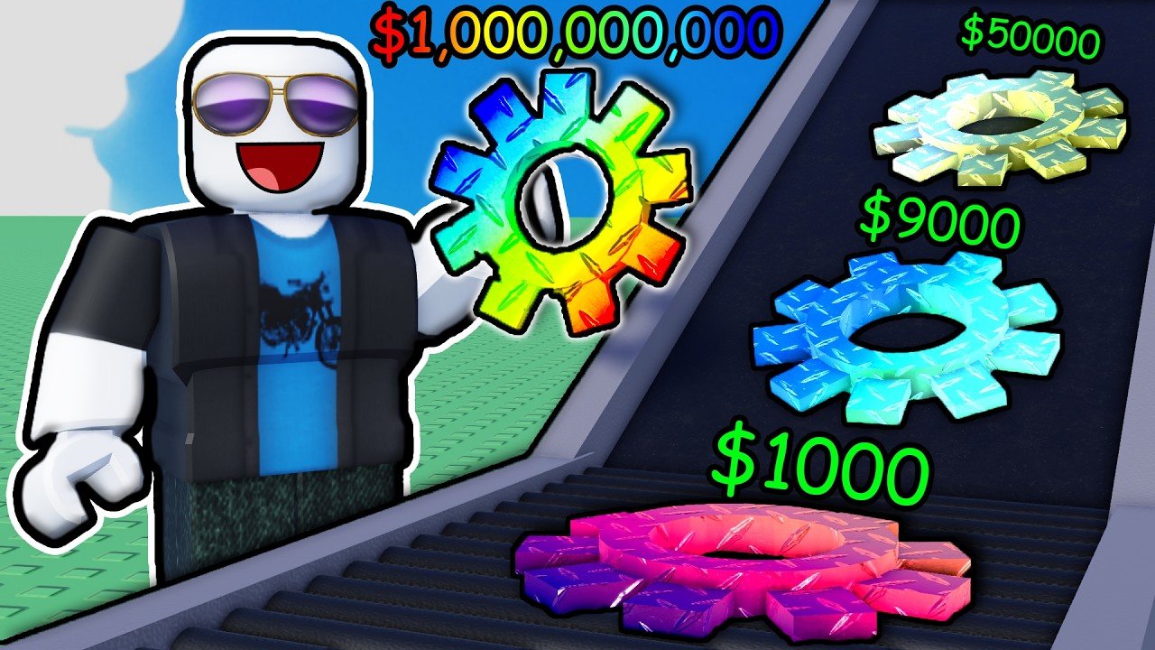becoming a BILLIONAIRE in Roblox create a factory…