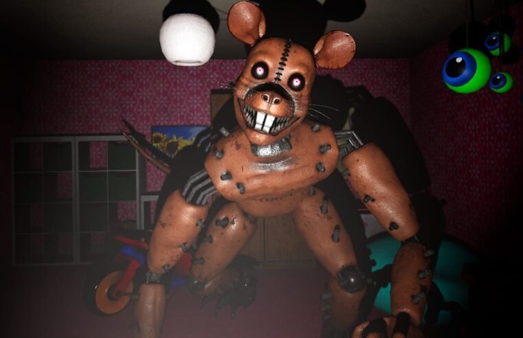 I WAS NOT READY FOR HOW SCARY THIS NEW VR FNAF GAME IS.. (Five Nights at Candys VR)