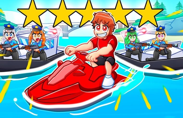Jet Ski Speed Runner Vs Police Boat Hunters In GTA 5…