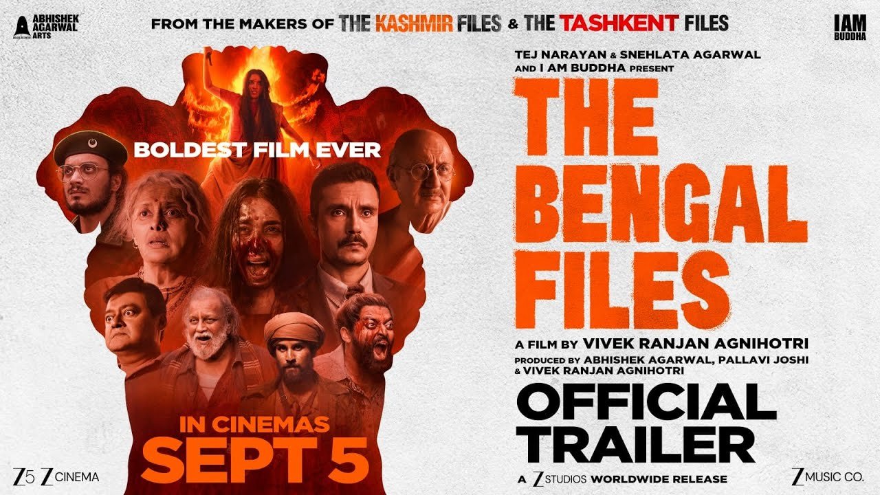 THE BENGAL FILES Official Trailer | Vivek Agnihotri | Abhishek A | Pallavi J | Zee Studios | 5 Sept
