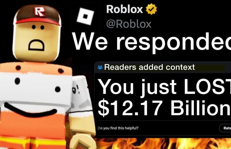 How 1 Player Caused Roblox to LOSE $12,170,000,000 Overnight