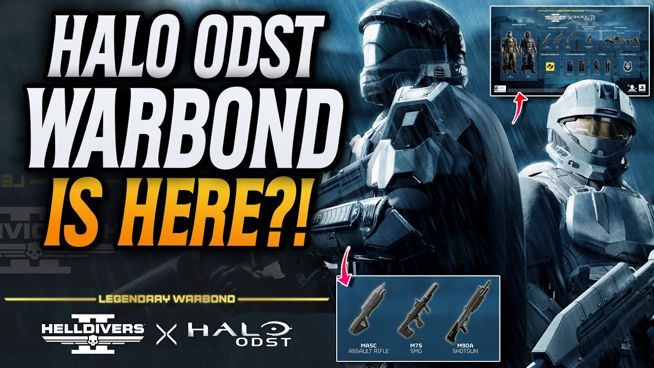 Helldivers 2 Halo ODST Warbond Is Huge! 4 New Weapons!