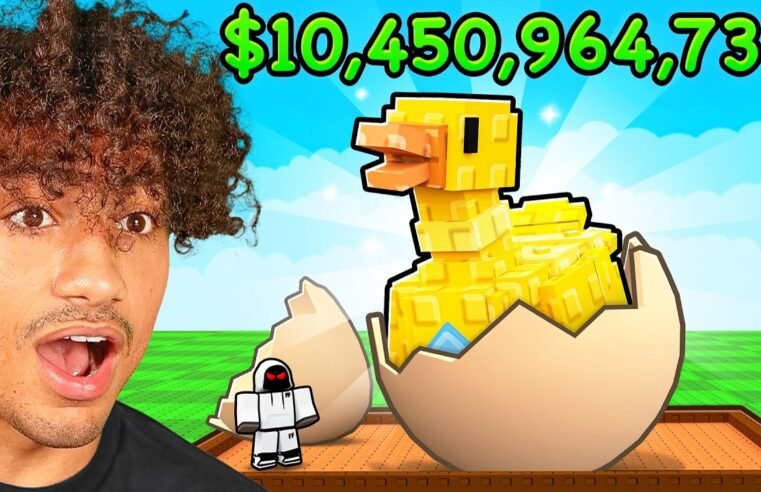 Spending $8,492,739 For The GOLDEN GOOSE In Grow A Garden..