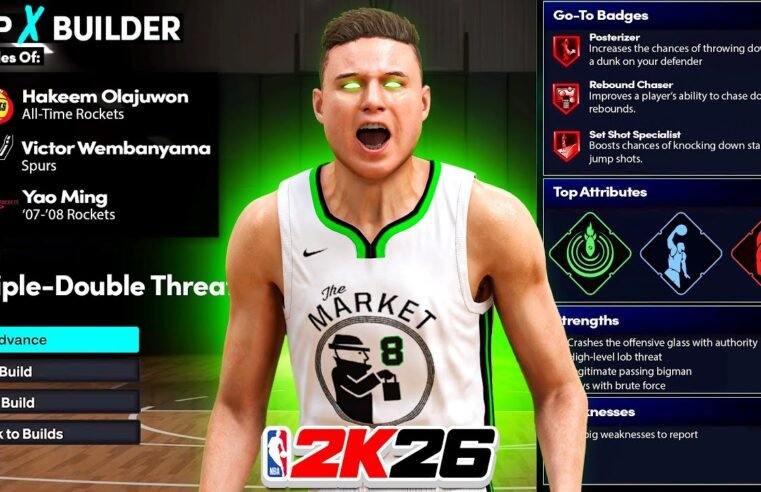 Here are the BEST Center Builds for NBA 2K26!