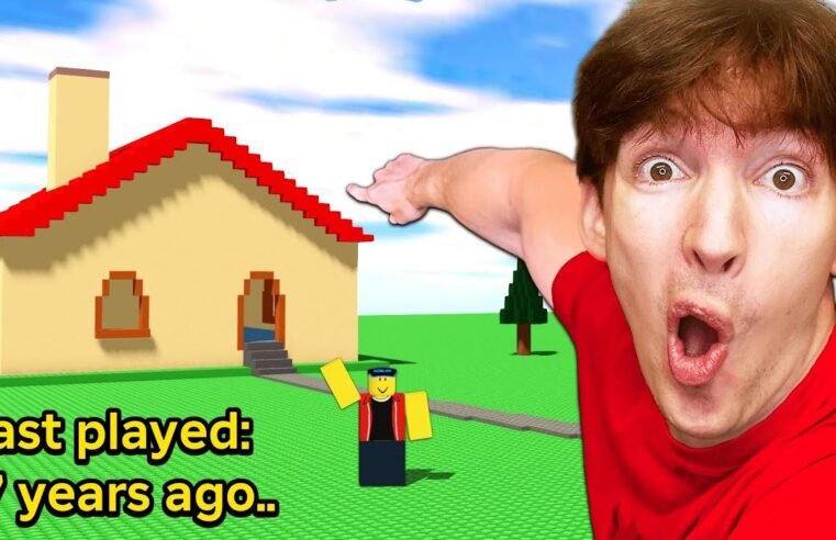Playing my Childhood Roblox Games.