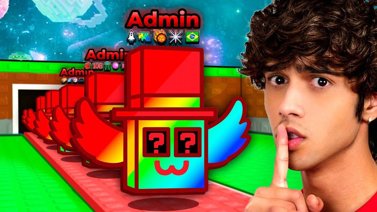 Steal a Brainrot OWNER Gave Me Infinite ADMIN LUCKY BLOCKS…