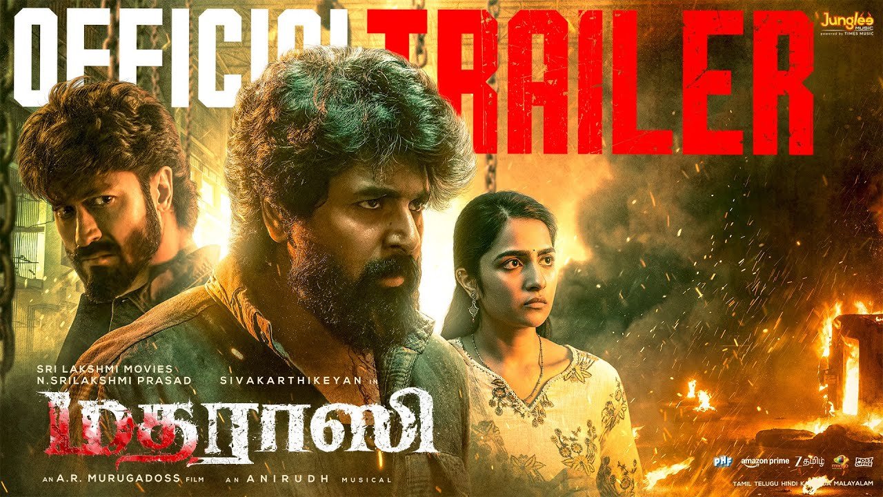 Madharaasi – Official Trailer | Sivakarthikeyan | Rukmini | Vidyut | A.R.Murugadoss | Anirudh