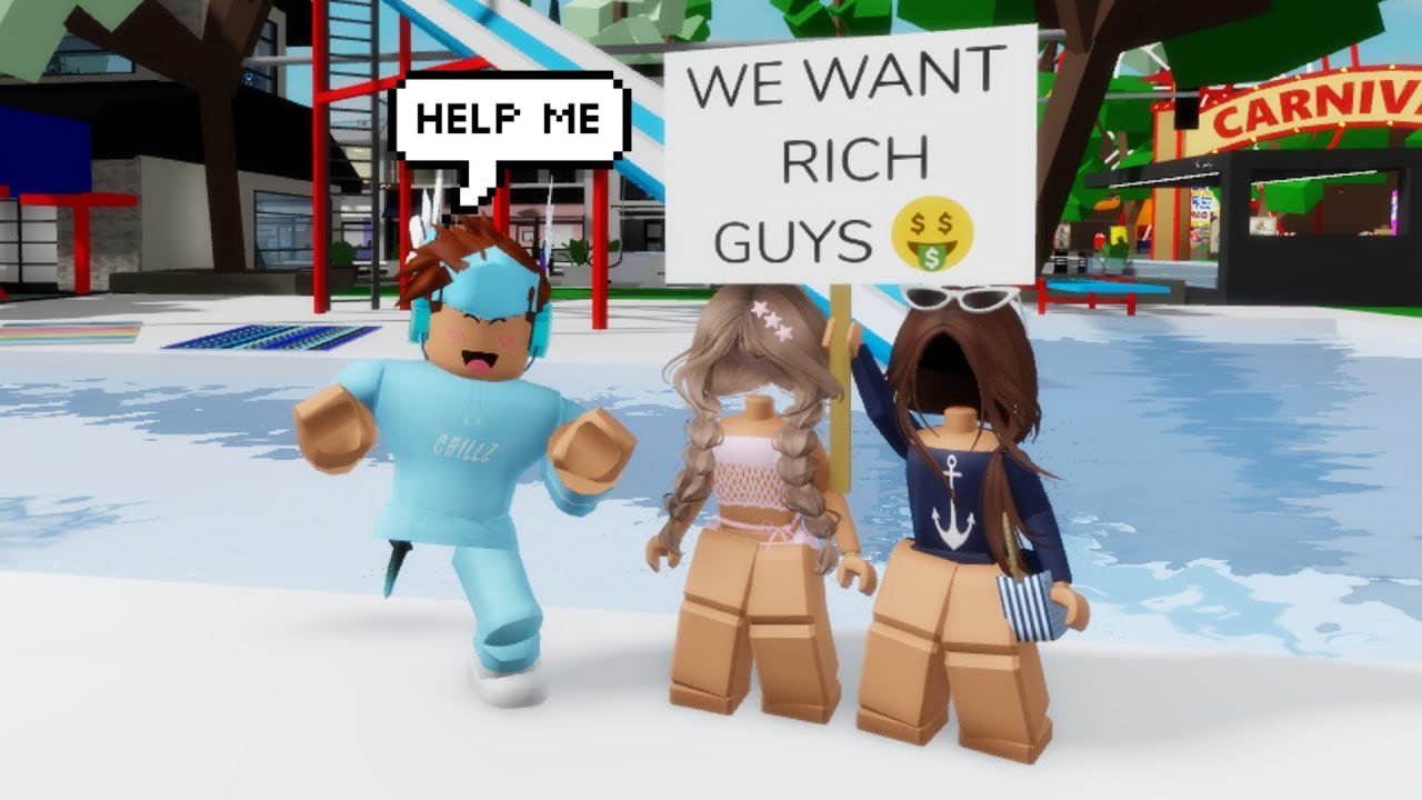 I Found SUS Online Daters in the POOL Wanting RICH BOYS… (Brookhaven)