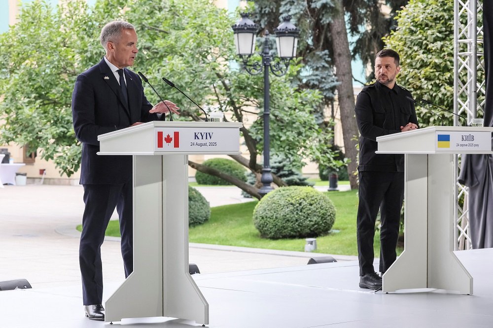 Zelenskyy celebrates Ukraine’s Independence Day alongside Canadian PM – SABC News