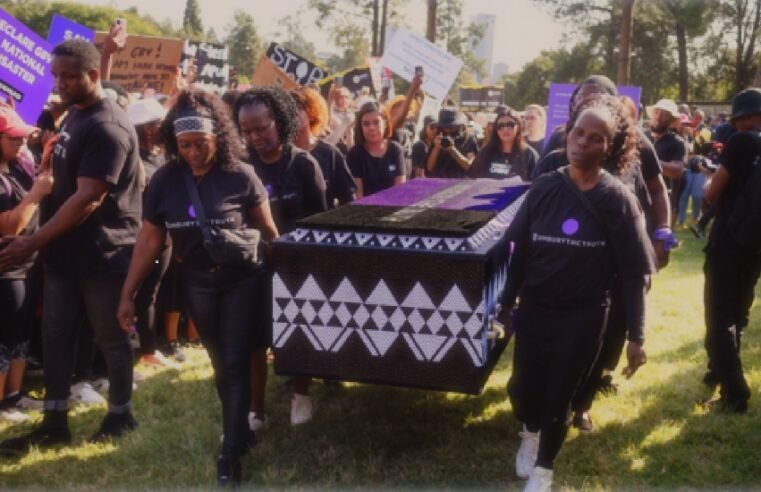 GBV spotlighted at National Convention with symbolic coffin display – SABC News