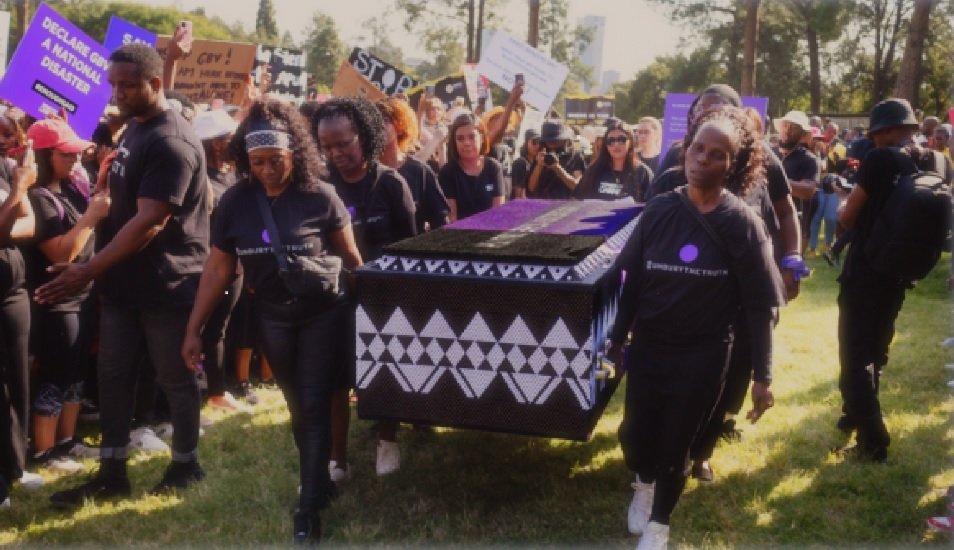 GBV spotlighted at National Convention with symbolic coffin display – SABC News
