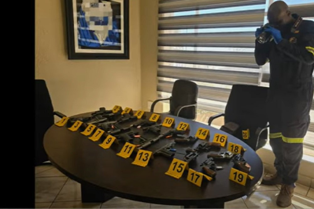 Police seize over 200 firearms from private security firm – SABC News