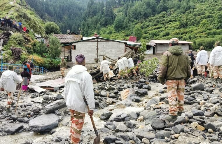 Helicopters rescue people stranded by flooding in Himalayan state – SABC News