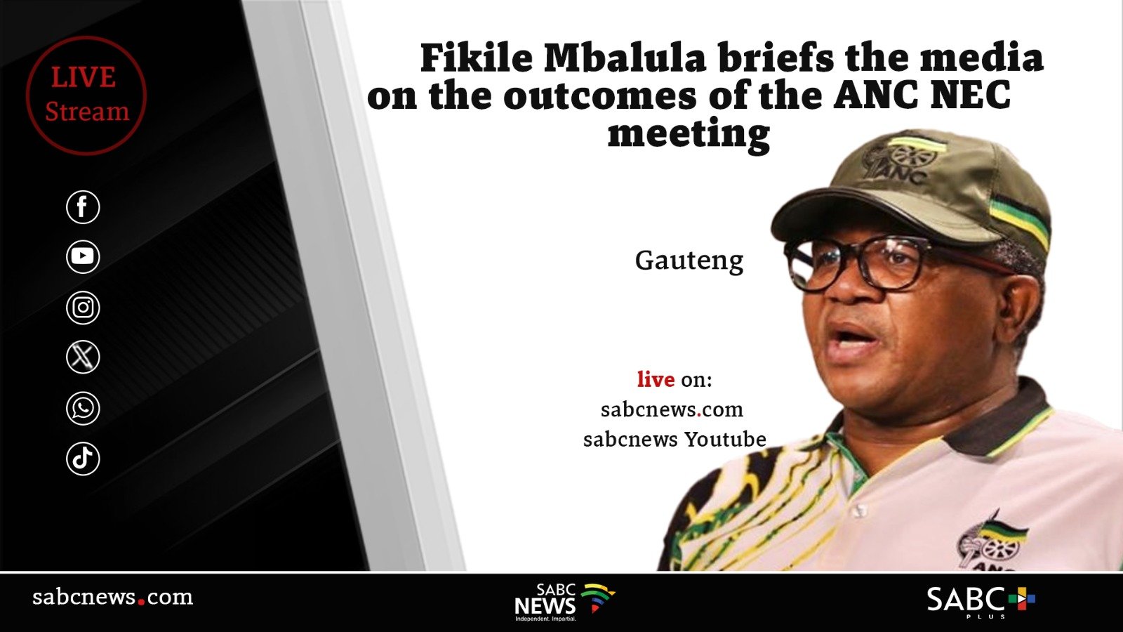 LIVE| Mbalula briefs the media on ANC NEC meeting outcomes