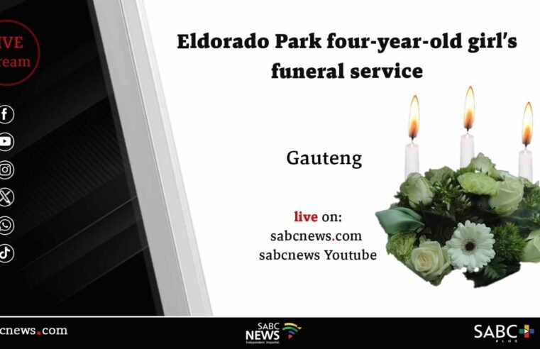 LIVE | Eldorado Park four-year-old girl’s funeral service