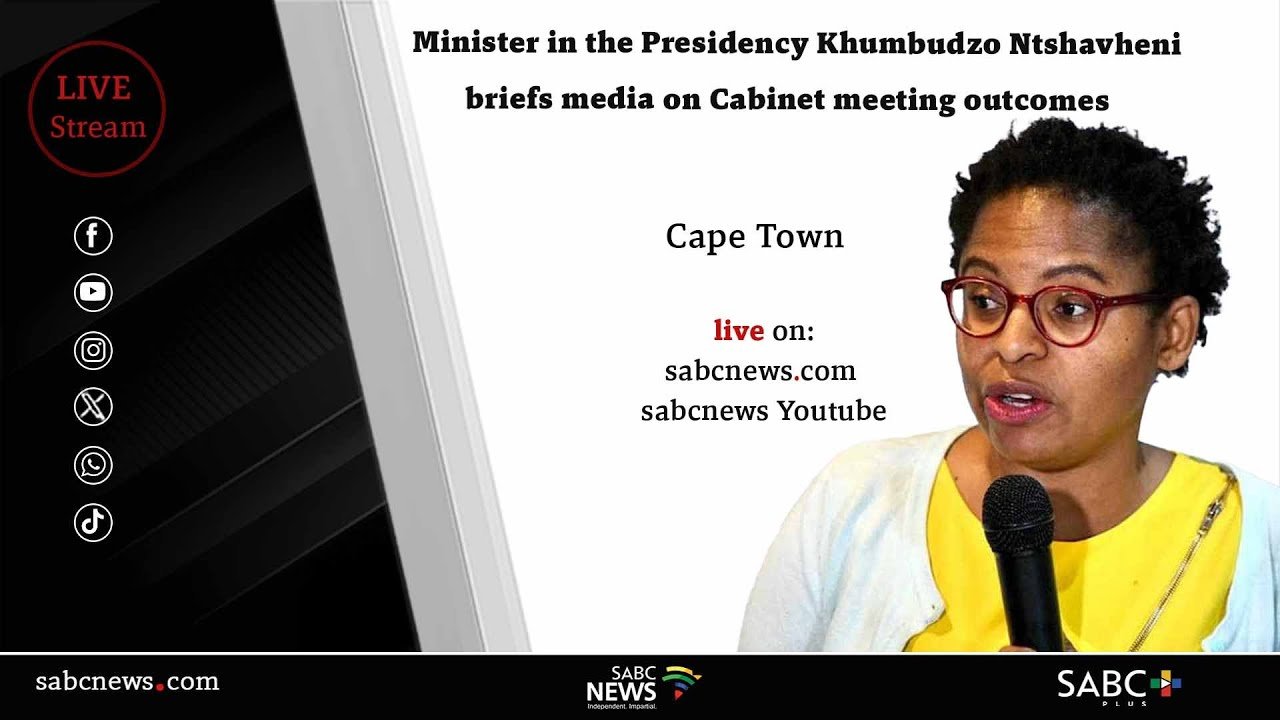 LIVE | Minister in the Presidency briefs media on Cabinet outcomes