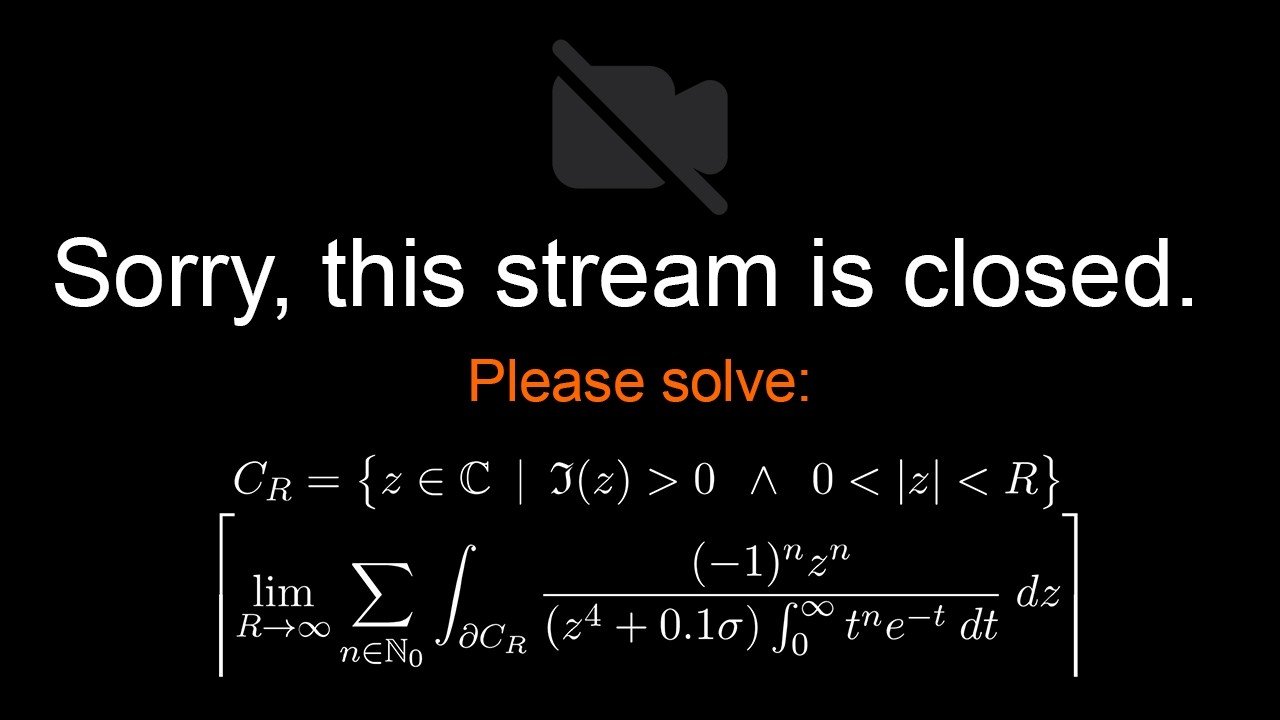 If you don’t answer Trivia, you can’t watch my stream.