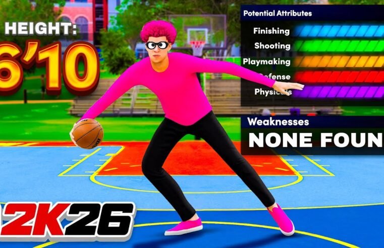 This 6’10 DEMIGOD BUILD with NO WEAKNESSES will BREAK NBA 2K26