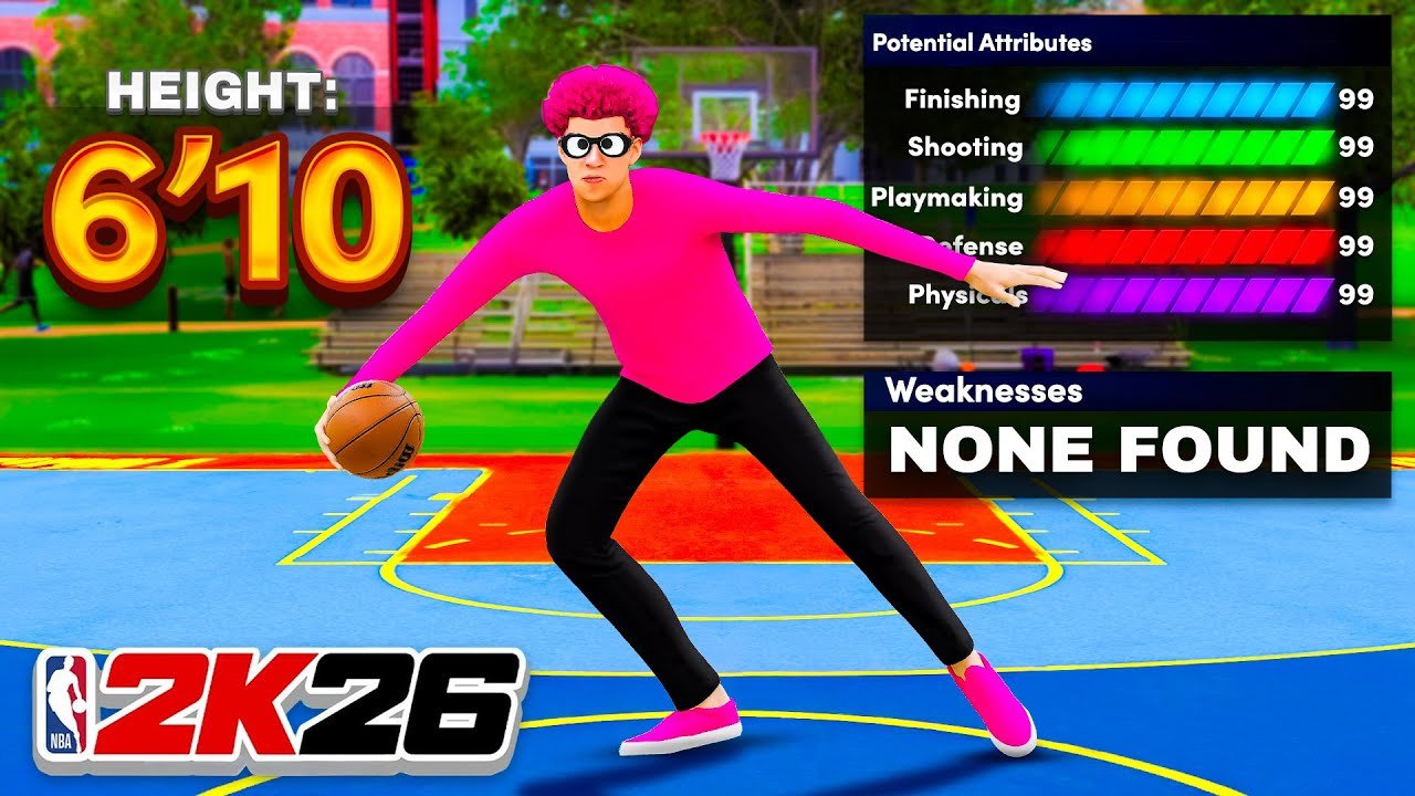 This 6’10 DEMIGOD BUILD with NO WEAKNESSES will BREAK NBA 2K26