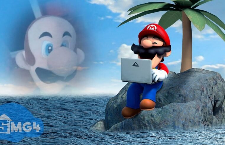 Mario Reacts to Nintendo Memes While Stranded on an Island