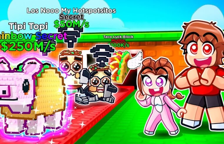 Giving My Little Sister INFINITE LUCK To Get NEW OP SECRETS In Steal A Brainrot…