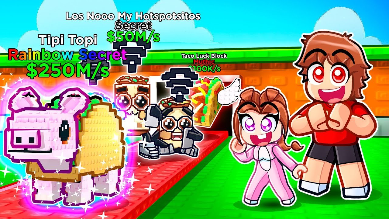 Giving My Little Sister INFINITE LUCK To Get NEW OP SECRETS In Steal A Brainrot…