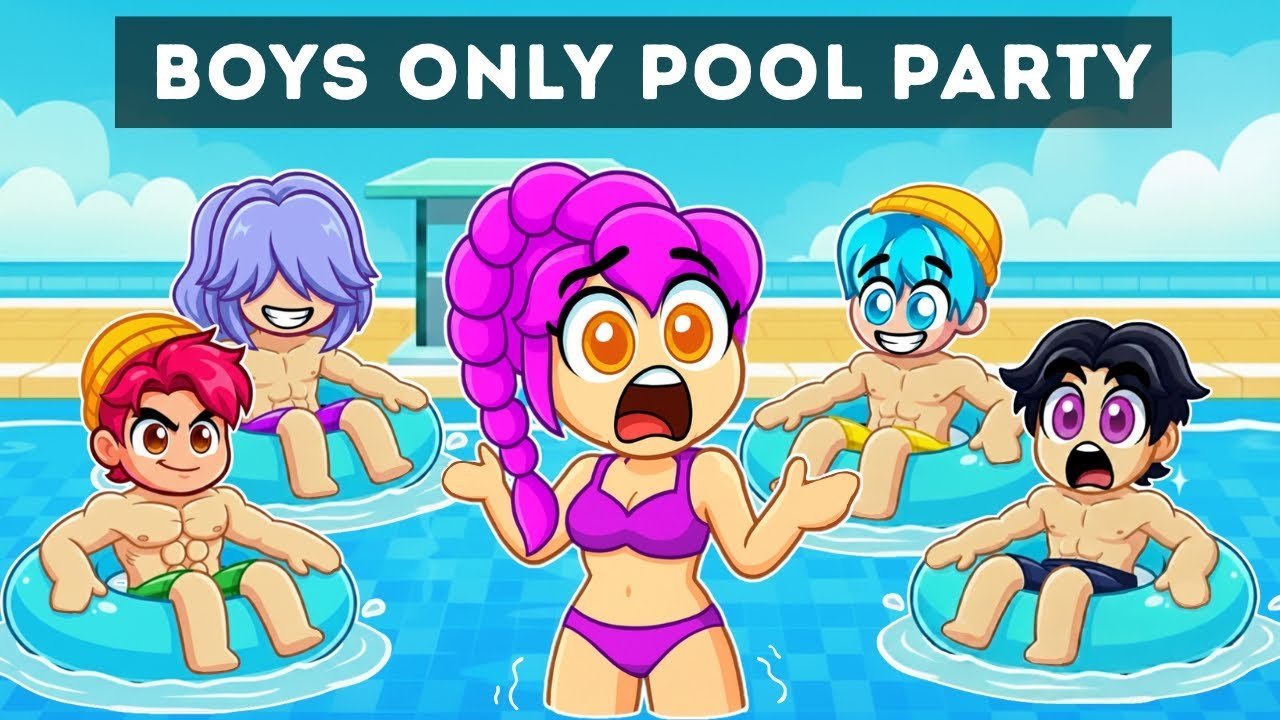 RUMI STUCK at a SAJA BOYS only POOL PARTY (Kpop Demon Hunters)