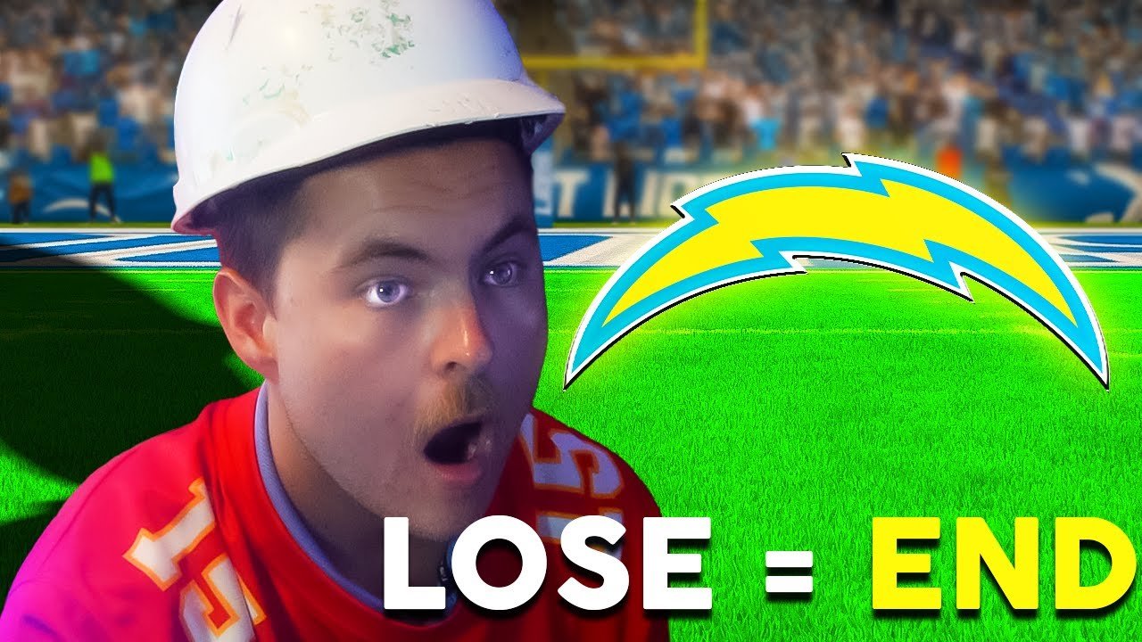 Stream ENDS if I lose with CHARGERS in Madden