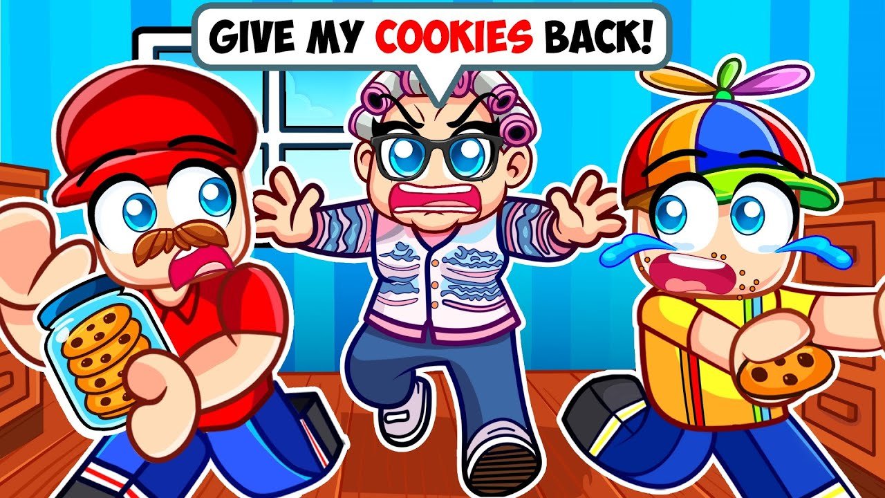STEALING COOKIES From Grandma in Roblox…